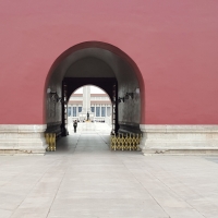 Entrance to and from Tian'an Men Square