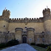 Castillo de Manzanares el Real Madrid, Spain