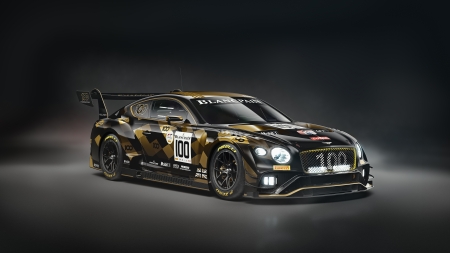 Bentley Continental GT3 - black cars, Bentley Continental GT3, cars, Bentley Continental, bentley, vehicles