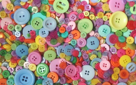 Colorful Buttons - colorful, colors, photo, buttons