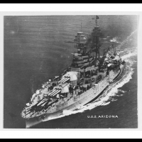 USS Arizona Underway