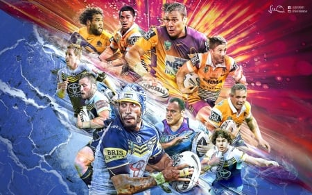 clash of the titans - queensland, brisbane, league, north, rugby, broncos, cowboys