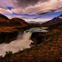 Waterfall in Patagonia