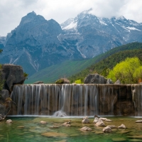 Waterfall, Yunnan, China