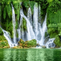 Waterfall in Bosnia and Herzegovina