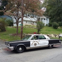 1966 chrysler new yorker police car