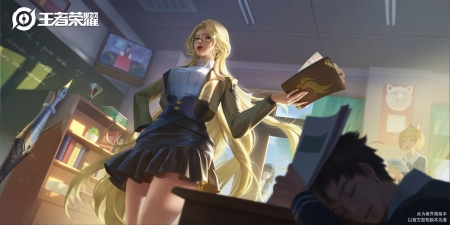 Teacher - teacher, kings of glory, book, fantasy, girl, 3q studio