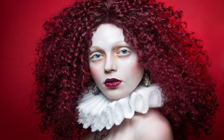 Victorian Style - Style, curl, redhead, powder