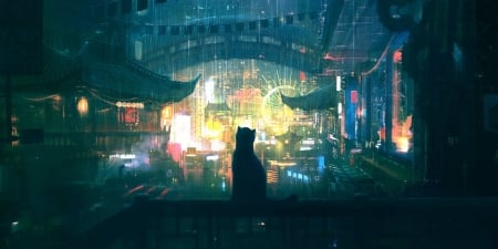 SciFi kitty - cat, pussy, wag, Kitty
