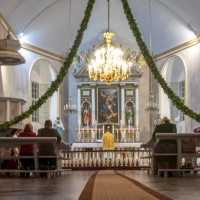 Church Altar in Latvia