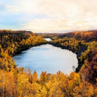 Bear Lake in Tettegouche State Park, Minnesota