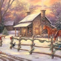 "Marianne's Winter Hideaway" , by Chuck Pinson