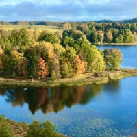 Lake in Latvia