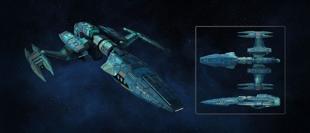 Andorian Chimesh Pilot ship T6 - 2020, andorian, federation, sto