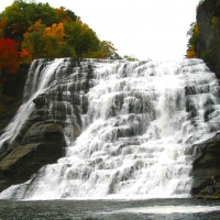 Ithaca Falls in Ithaca, New York