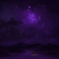 Purple night ride