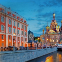 Cathedral in Saint Petersburg, Russia