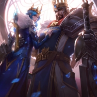 Queen Ashe and king Tryndamere