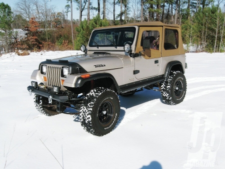 Jeep Wrangler YJ 1994 - endurance, thrill, off-road, 4x4