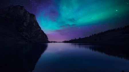 Night Sky Borealis