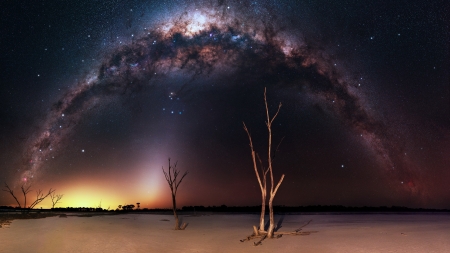 Milky Way - space, milky way, galaxy, stars