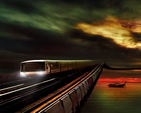 THE TRAIN - train, creative, artistic, design, photography