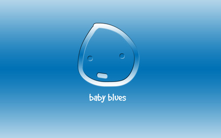 Baby Blues - abstract, 3d and cg, blue