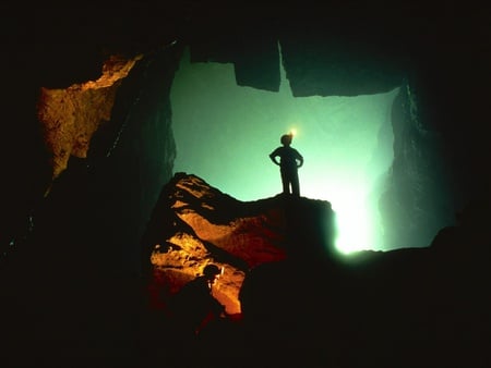 new_zealand - cave, zealand, new