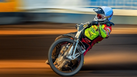 speedway - motorcycle, man, race, speedway