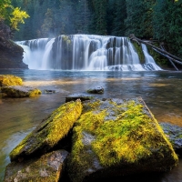Waterfall in Washington, USA