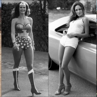 Catherine Bach and Lynda Carter