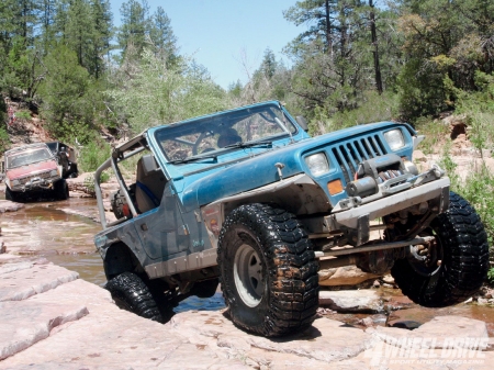 Jeep Wrangler YJ 1993 - ride, thrill, offroad, 4x4