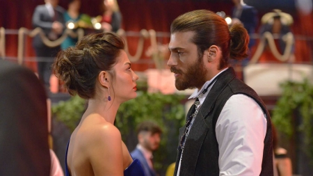 Erkenci Kush (2019) - sanem, man, girl, lovers, can, actress, Can Yaman, Demet Ozdemir, tv series, erkenci kysh, couple, actor, turkish, erkenci kush