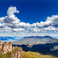 echo point lookout - blue mountains national park