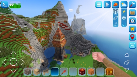 The Most Amazing Minecraft Landscapes in Realmcraft Free Minecraft Clone - fun, sandbox, mobile games, realmcraft, free, free minecraft, action, adventure, art, 3d building games, minecraft, minecrafters, pixel, game, playgames, pixel games, pixel art, open world game, 3d, games, gaming, building