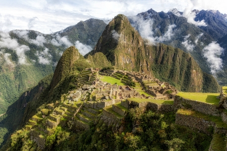 Machu Picchu, Peru - peru, aztec, mountains, ruins