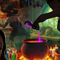 Witch girls prank on their friend
