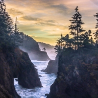 Natural Bridges, Samuel H. Boardman State Park, Brookings, Oregon