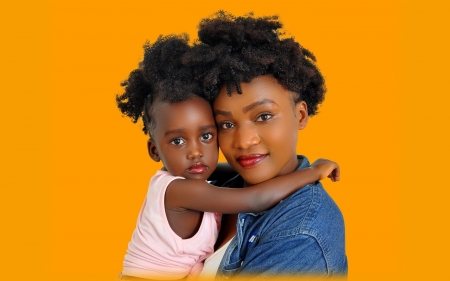 Mother with Daughter - motherhood, love, smile, mother, daughter, child