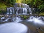 Purakaunui Waterfall, New Zealand