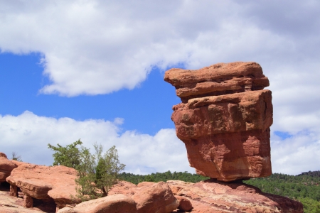 Ye ol' Balancing Rock in Garden on the Gods park in Colorado Springs, CO