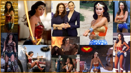 Lynda Carter and Gal Gadot - Wonderful Women