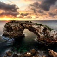 Es Pontàs, natural arch at Mallorca, Balearic Islands