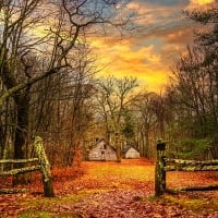 Cabins near Appalachian Trail, North Carolina