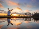 Windmill in Netherlands