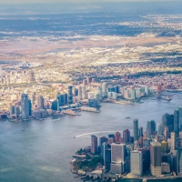 Lower Manhattan and New Jersey