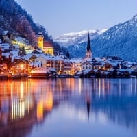 Hallstatt in winter