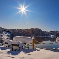 Lake Turrach in winter