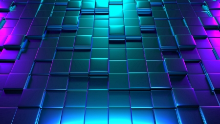 Cubes Structure Rendering Highlighting