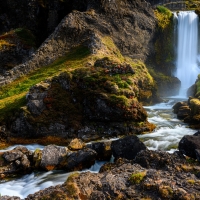 Waterfall in Iceland